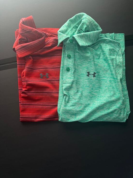 Under Armour Other - Under Armour Men’s M Shirt Lot – 2 HeatGear Polos